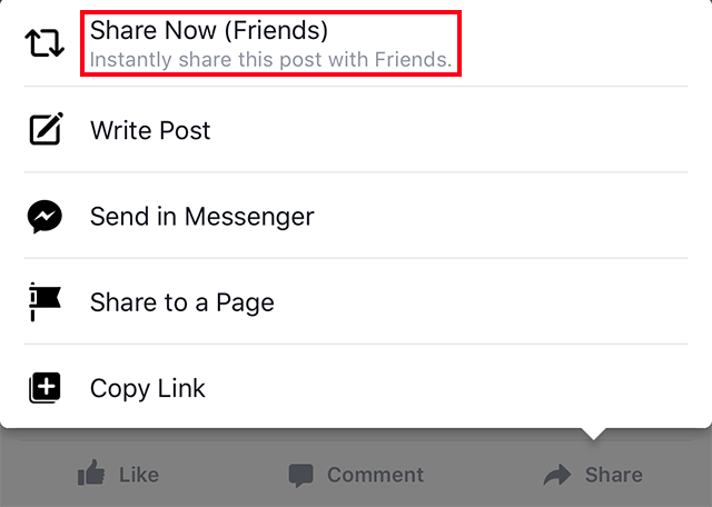 Meminta Teman Untuk Share Postingan Facebook Kalian