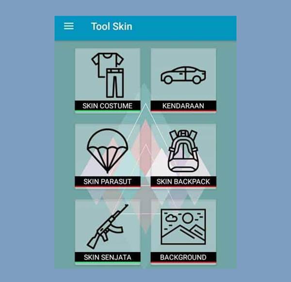 cara menggunakan tool skin