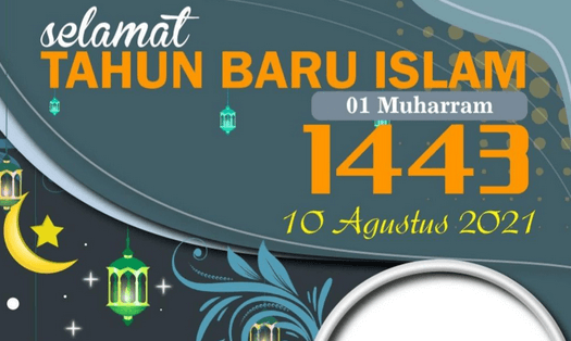 Contoh Poster Tahun Baru Islam 1 Muharram 1443 H 2021