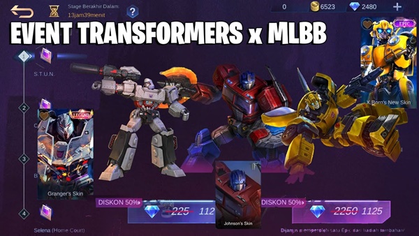 Harga Skin Transformers ML