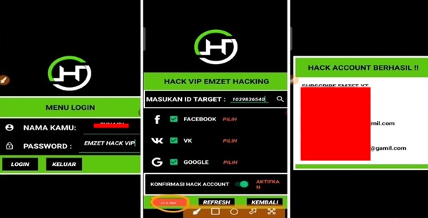 Link Download Emzet Dark VIP Apk Mod Hack Akun FF