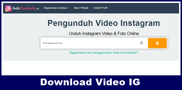 download video ig