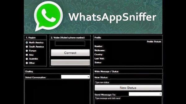 Buka Aplikasi Whatsapp Sniffer dan Mendeteksi Otomatis