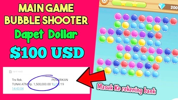 Make money in the game bubble shooter