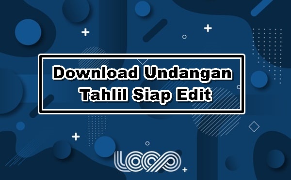 Download Undangan Tahlil Siap Edit