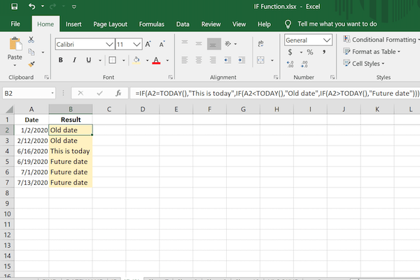 Cara Menggunakan Rumus IF Pada Excel