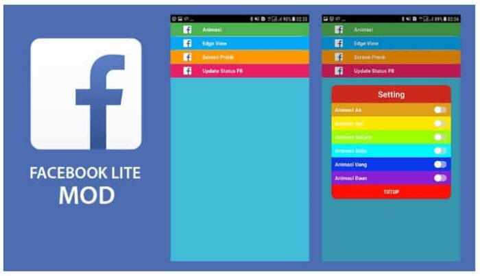 Keuntungan Memakai Facebook Lite Mod Apk