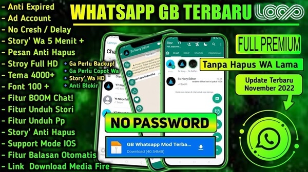 GB WhatsApp (GB WA Pro) Mod Apk Official Update Terbaru