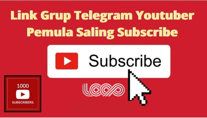 Link Grup Telegram Subscribe YouTube