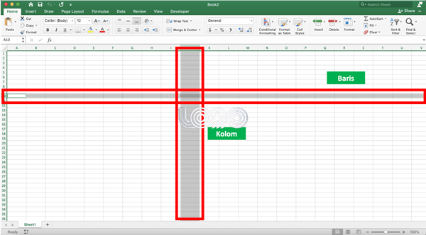 Pengertian Perbedaan Row Column, Fungsi, & Posisinya di Excel