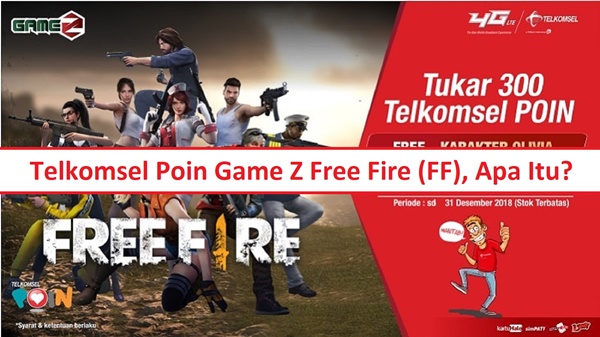 Telkomsel Poin Game Z Free Fire Gratis Olivia FF Update Terbaru