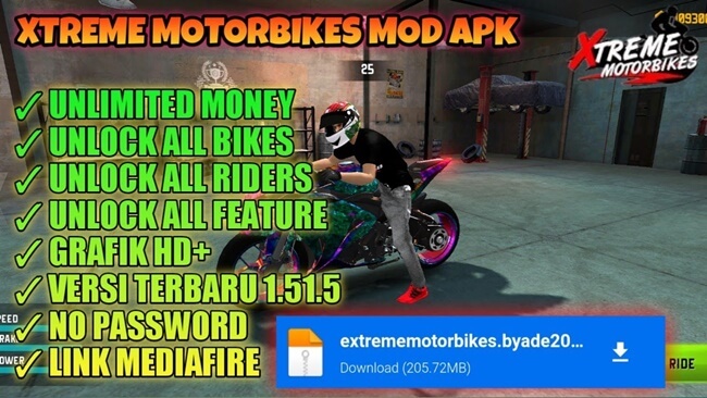 Xtreme Motorbikes Mod Apk Unlimited Money Versi Terbaru