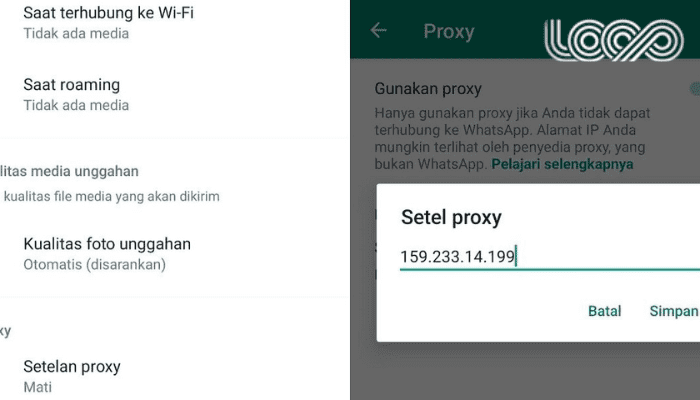 Bocoran Alamat Proxy WhatsApp