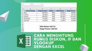 Cara Menghitung Rumus Diskon di Excel