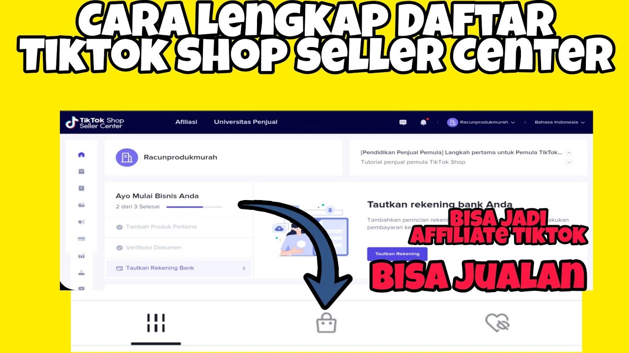 Cara Daftar Tiktok Shop Seller Center Indonesia Terbaru 2024