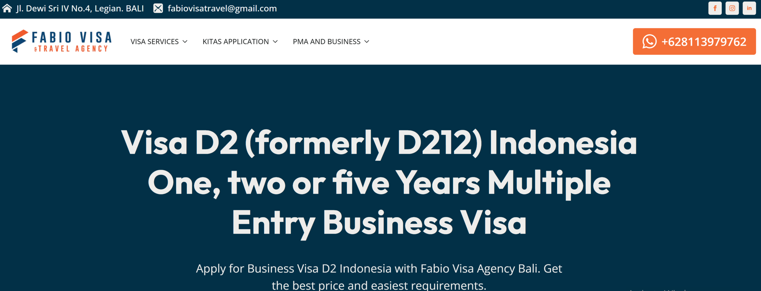 visa d212 indonesia