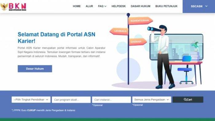 Cara cek formasi CPNS 2024 di laman resmi SSCASN