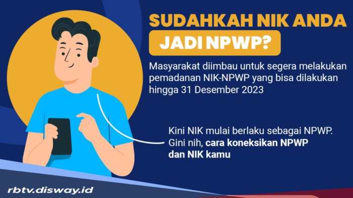 Cara pemadanan NIK dan NPWP melalui laman DJP online