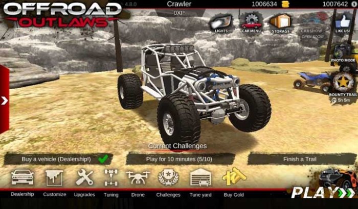 Offroad outlaws mod apk vip unlocked unlimited money